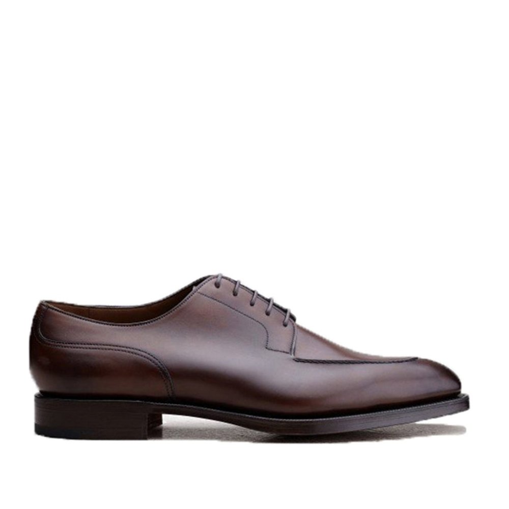 Bashwood Handmade Chocolate Brown Leather Oxfords